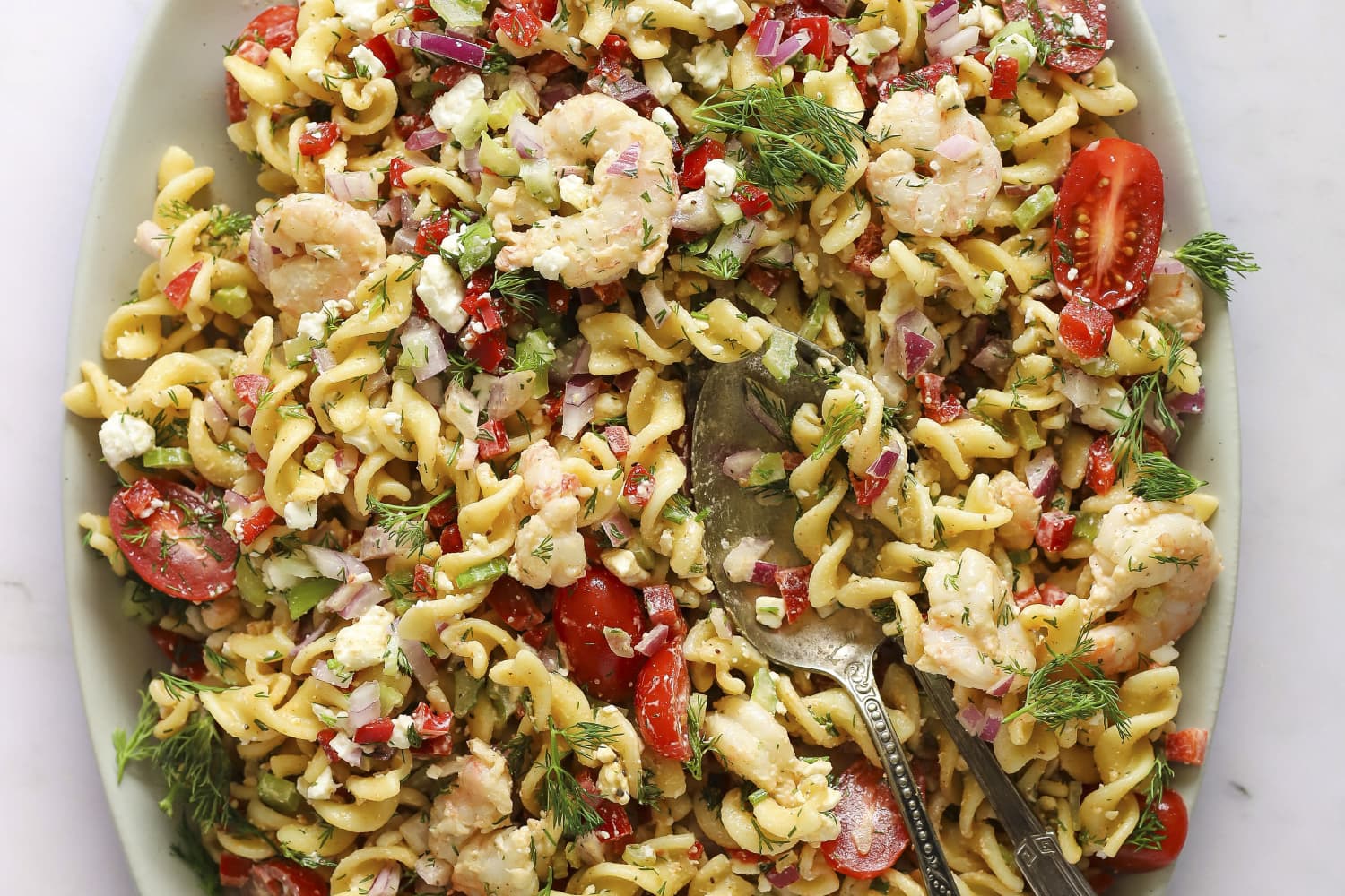 Shrimp Pasta Salad Recipe | The Kitchn